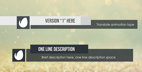 Clean and Modern Lower Thirds alt
