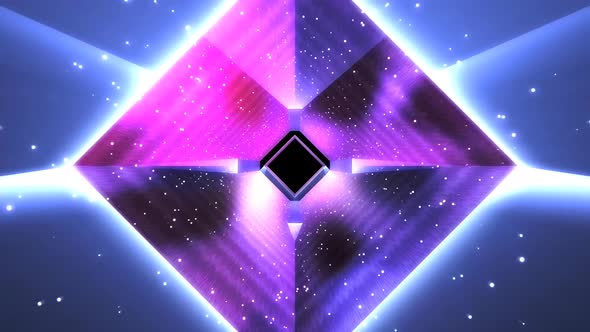 Diamond Space Moving Loop Background