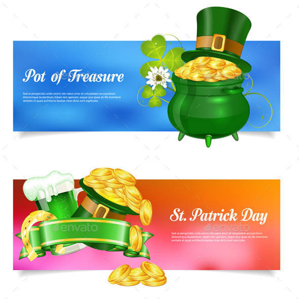 St. Patrick Day Banners