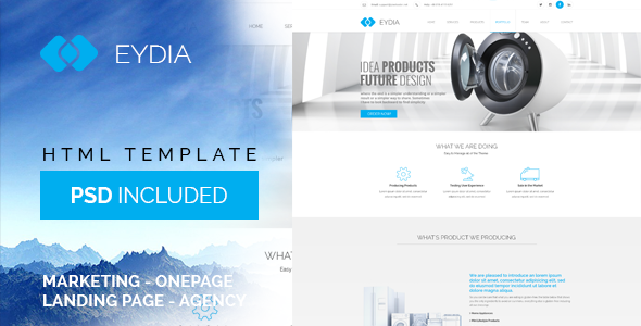 Eydia | Responsywny uniwersalny szablon HTML5