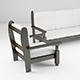 Wooden Sofa 3D Model - 3DOcean Item for Sale