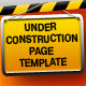 UNDER CONSTRUCTION page template - GraphicRiver Item for Sale