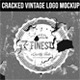 Cracked Vintage Logo Mock Up - GraphicRiver Item for Sale