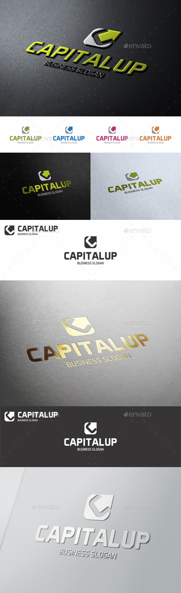 Capital Up C Logo Letter