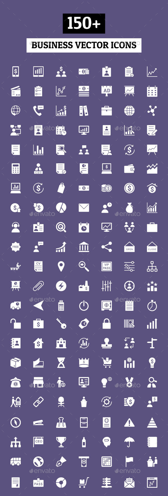 150+ Business Vector Icons