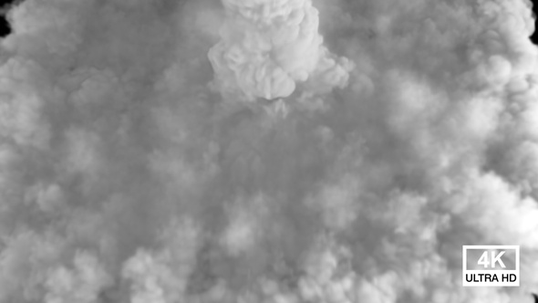 White Smoke Streaming And Spreading 4K alt