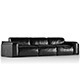 Photorealistics leather sofa. Alberta Newland - 3DOcean Item for Sale