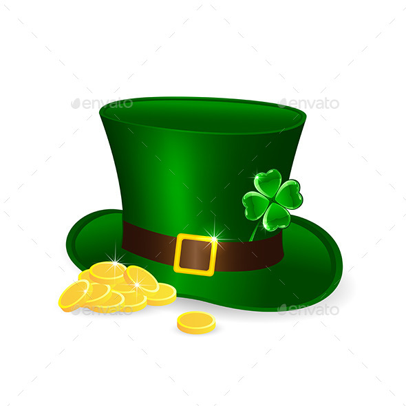 Leprechauns Hat and Coins