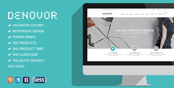 SNS Denovor - Responsive Magento Theme