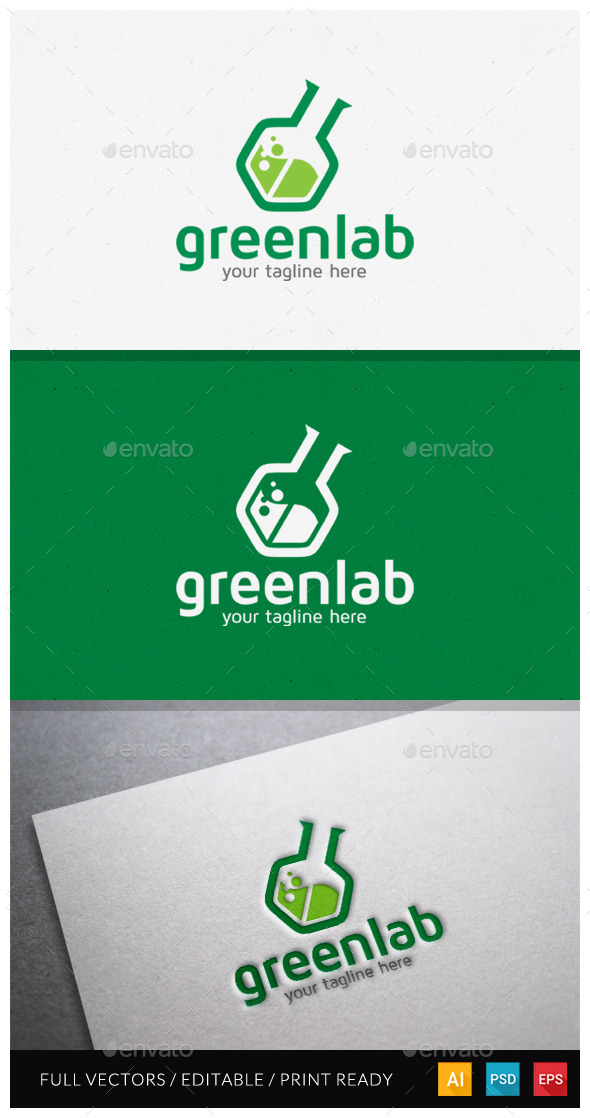 Greenlab - Modern Logo Template