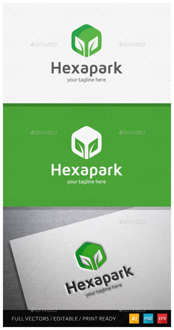 Hexapark Logo Template