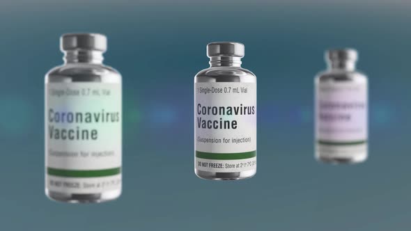 Coronavirus Covid-19 Vaccine Bottles - Backgrounds