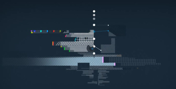 Digital Glitch Logo Reveal alt