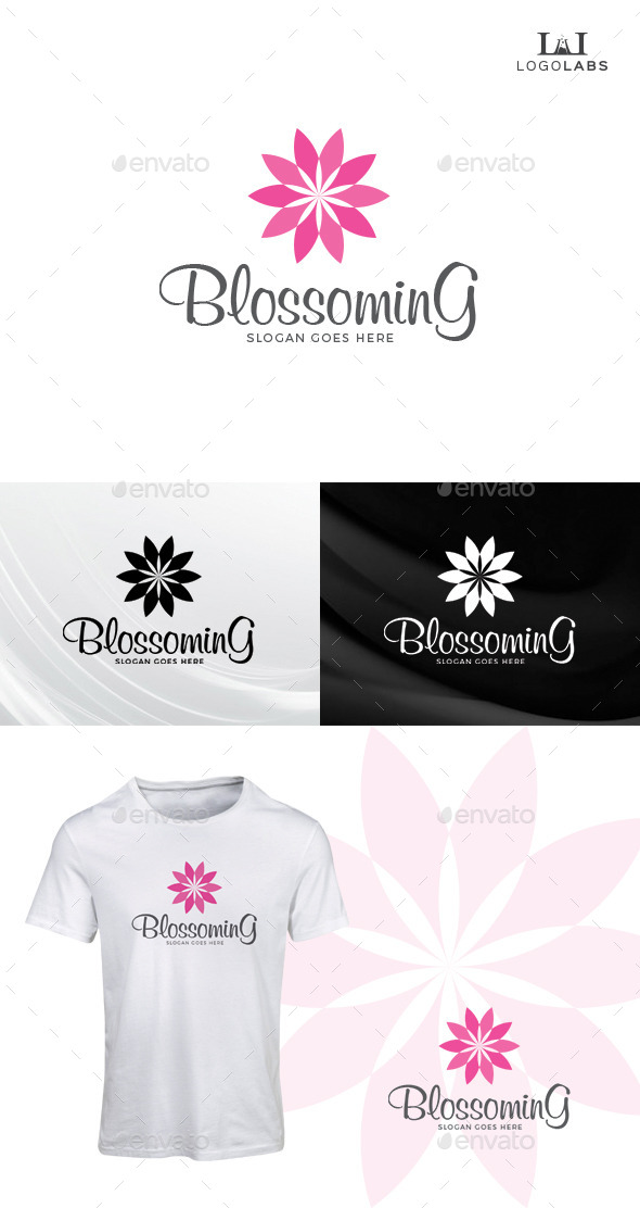 Blossoming Flower Logo