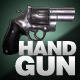 Hand Gun - lowpoly 3D model of a gun - 3ds max - 3DOcean Item for Sale