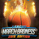 March Badness Basketball Flyer Template - GraphicRiver Item for Sale