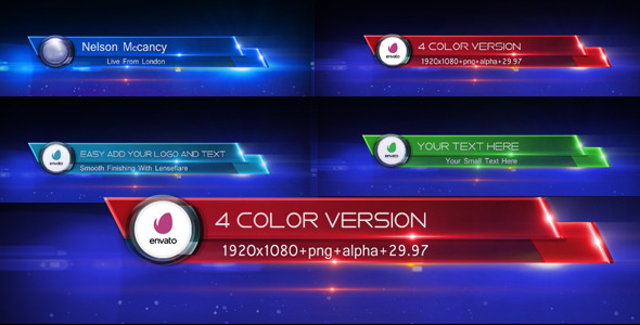 Soft Light Lower Third V 01 alt