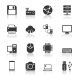 Technology Icons Set with Reflection - GraphicRiver Item for Sale