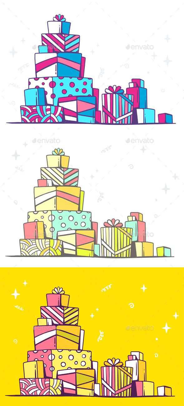 Large Pile of Gifts