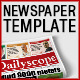 DailyScope - Newspaper Template (16 + 3 Pages) - GraphicRiver Item for Sale