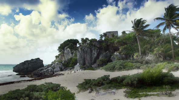 Mayan Ruins Mexico Tulum No People 2