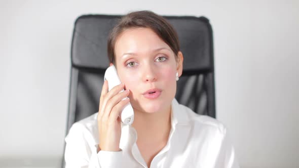 Business Telephone Woman Office Style 2 alt