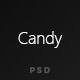 Candy | One Page PSD - ThemeForest Item for Sale