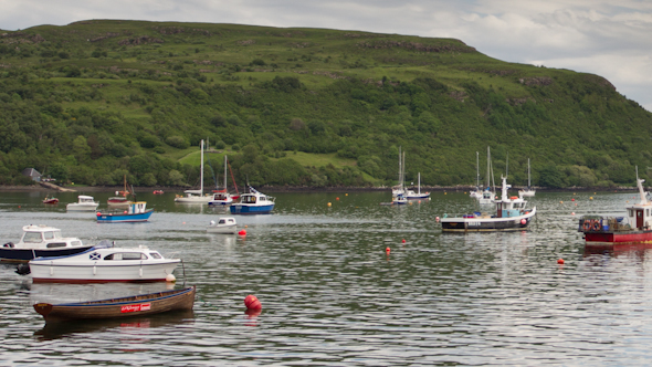 Portree Isle Of Skye Scotland Harbour Boats Sailing 3