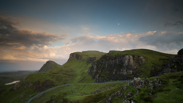 Quiraing Isle Of Skye Scotland Sunset Mountains