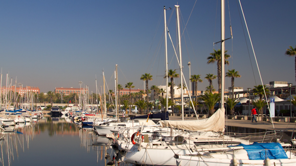 Barcelona Port Olympic Harbour Boats 1