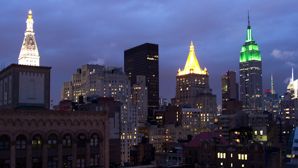 Manhattan Skyline Empire State Building 1