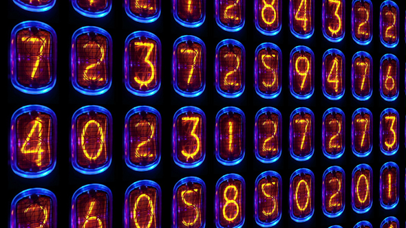 Nixie Clock Numerical Counter Videowall 7 alt