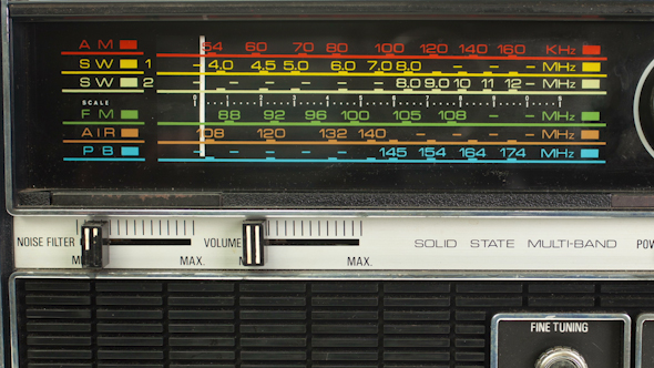 Vintage Radio Dial Frequence 1 alt