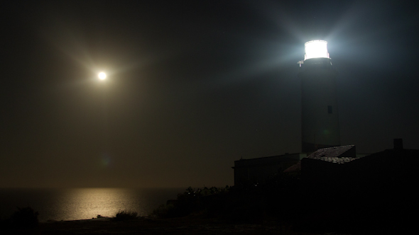 Lighthouse Formentera Night Timelapse 1
