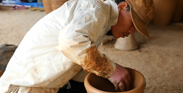 Man Making A Pot