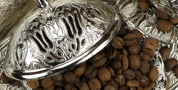 Roasted Coffee and Antique Anatolian Pot 3