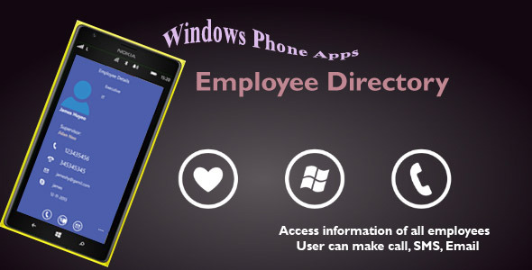 Employee directory for Windows Phone