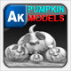 Halloween Pumpkins Models - 3DOcean Item for Sale