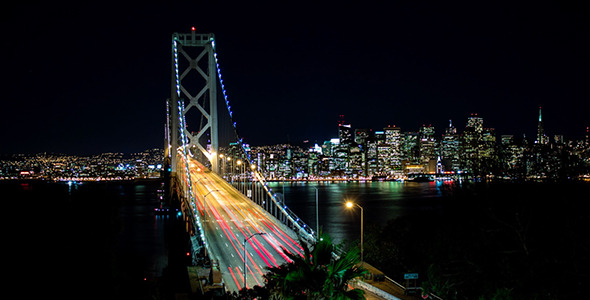 San Francisco And Bay Bridge