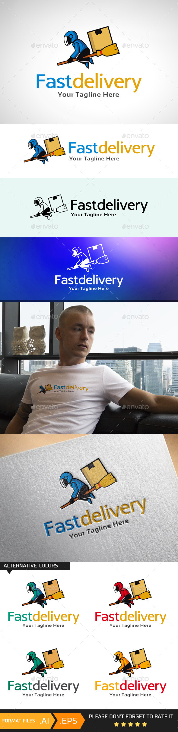 Fast Delivery Logo Template