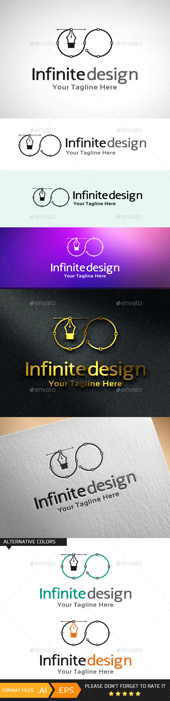 Infinite Design Logo Template
