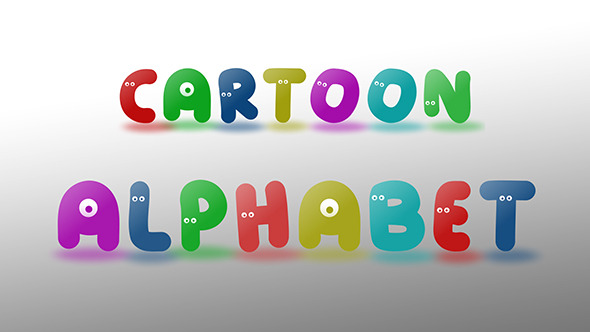 Cartoon Alphabet | After Effects Template
