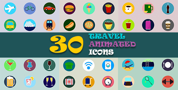 Travel Animated Icons