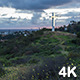 Hollywood Cross Shines over the City - VideoHive Item for Sale