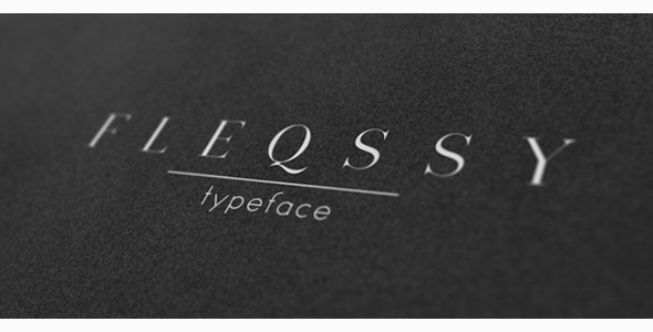 Fleqssy an Animatable Typeface alt