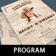 Cowgirl Funeral Program Template - GraphicRiver Item for Sale