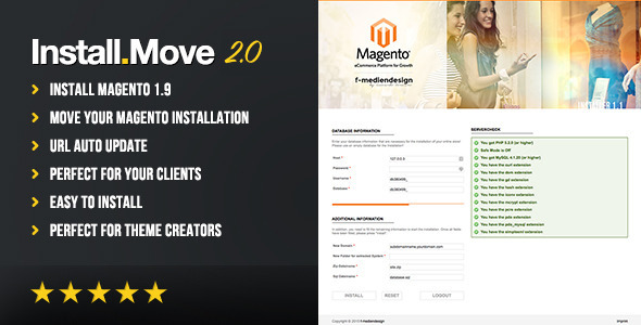 Magento Installer / Duplicator and Moving Tool