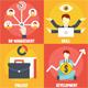 Set of Human Resources Management Icons - GraphicRiver Item for Sale