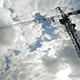 Building Crane On A Cloud Background - VideoHive Item for Sale