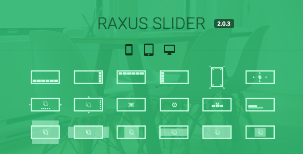 Raxus Slider / Easy-to-Use Advanced HTML5 Slider